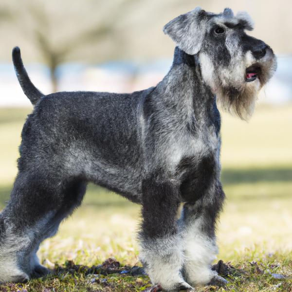 Standard Kerry Blue Schnauzer